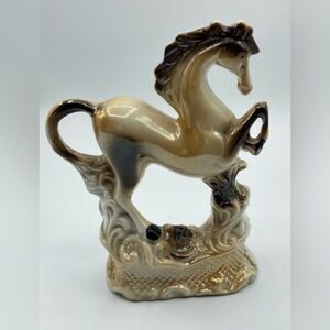 Vintage Ceramic Lusterware Horse Figurine 🐴